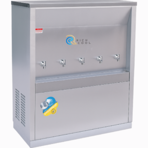 เครื่องทำน้ำเย็น 5 ก๊อก แบบต่อท่อ รุ่น SPP-5P