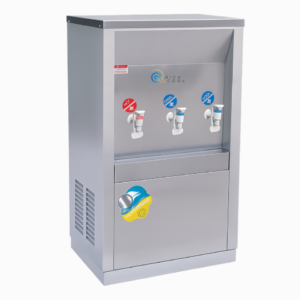 เครื่องทำน้ำร้อน 1 ก๊อก และน้ำเย็น 2 ก๊อก แบบต่อท่อ รุ่น SPP-H1C2-3PH