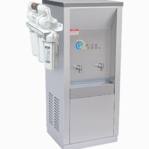 เครื่องทำน้ำเย็น 2 ก๊อก พร้อมเครื่องกรองน้ำ 5 ขั้นตอน รุ่น SPP-2PF