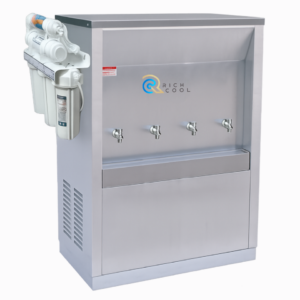 เครื่องทำน้ำเย็น 4 ก๊อก พร้อมเครื่องกรองน้ำ 5 ขั้นตอน รุ่น SPP-4PF