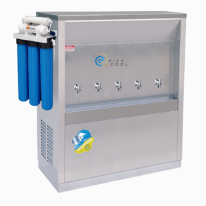 เครื่องทำน้ำเย็น 5 ก๊อก พร้อมเครื่องกรองน้ำ 5 ขั้นตอน รุ่น SPP-5PF