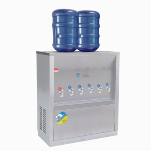 เครื่องกดน้ำเย็น 5 ก๊อก - น้ำร้อน 1 ก๊อก แบบขวดคว่ำ รุ่น SPP-H1C5-6HB