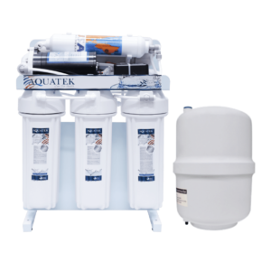เครื่องกรองน้ำ 5 ขั้นตอน 10 นิ้ว ระบบ RO 150 GPD ยี่ห้อ Aquatex